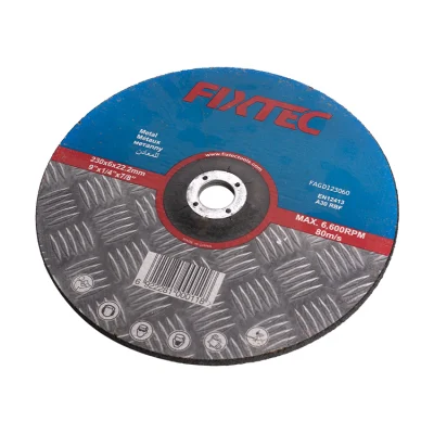 Disco para corte de metales de uso general con rueda de corte abrasivo Fixtec para amoladora